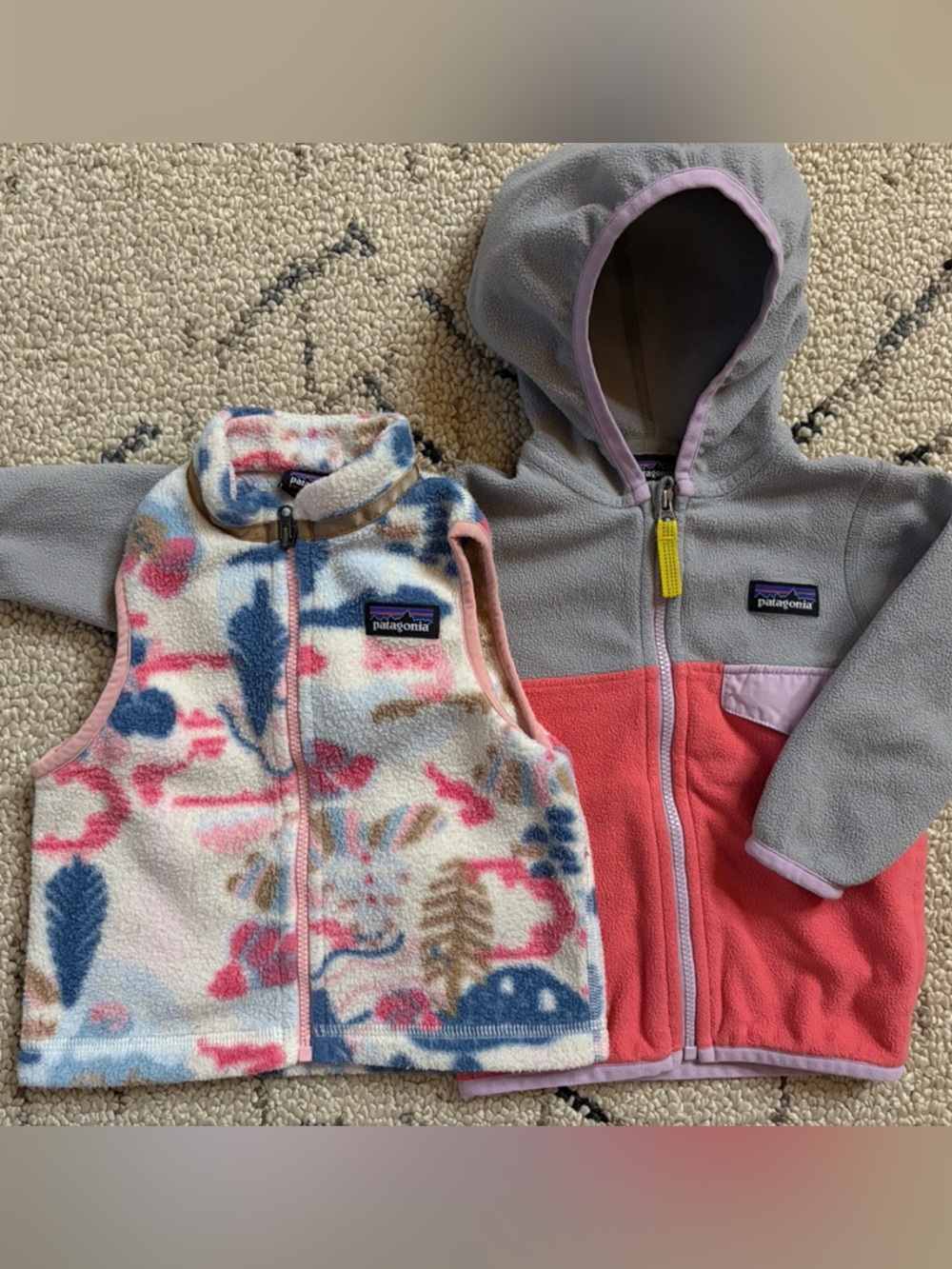 Patagonia Kids Fleece Jacket & vest (12/18m)